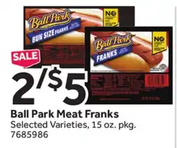 Stop&Shop Ball Park Meat Franks offer