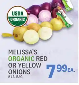 Kings Food Markets MELISSA'S ORGANIC RED OR YELLOW ONIONS offer