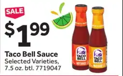 Stop&Shop Taco Bell Sauce offer
