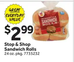 Stop&Shop Stop & Shop Sandwich Rolls offer