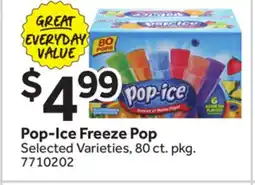 Stop&Shop Pop-Ice Freeze Pop offer