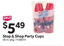 Stop&Shop Stop & Shop Party Cups offer