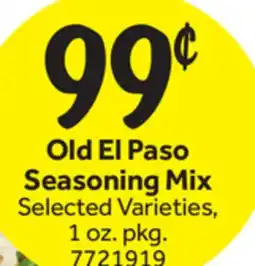 Stop&Shop Old El Paso Seasoning Mix offer