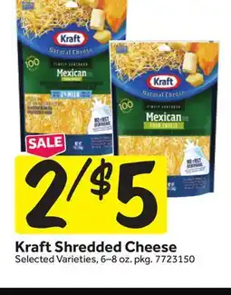 Stop&Shop Kraft Shredded Cheese offer
