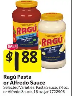 Stop&Shop Ragú Pasta or Alfredo Sauce offer