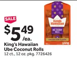 Stop&Shop King's Hawaiian Ube Coconut Rolls offer
