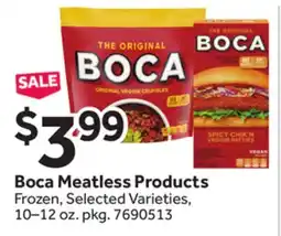 Stop&Shop Boca Meatless Products offer