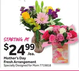 Stop&Shop Mother's Day Fresh Arrangement offer