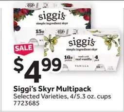 Stop&Shop Siggi's Skyr Multipack offer