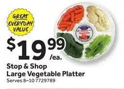 Stop&Shop Stop & Shop Large Vegetable Platter offer