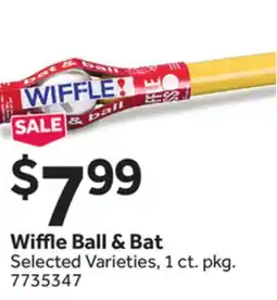 Stop&Shop Wiffle Ball & Bat offer