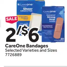 Stop&Shop CareOne Bandages offer