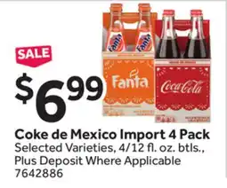 Stop&Shop Coke de Mexico Import offer