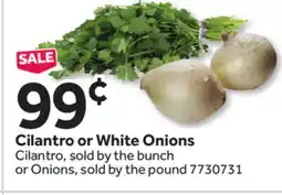 Stop&Shop Cilantro or White Onions offer