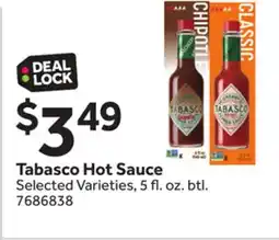 Stop&Shop Tabasco Hot Sauce offer