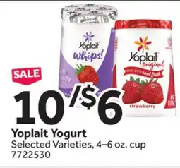 Stop&Shop Yoplait Yogurt offer