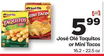 Weis Markets José Olé Taquitos or Mini Tacos offer