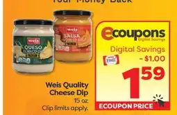 Weis Markets Weis Quality Cheese Dip offer