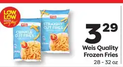 Weis Markets Weis Quality Frozen Fries offer