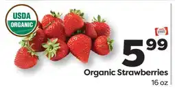 Weis Markets Organic Strawberries offer
