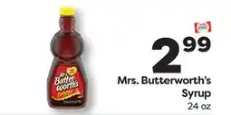 Weis Markets Mrs. Butterworth's Syrup offer