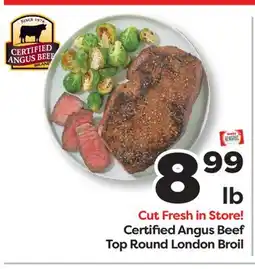 Weis Markets Certified Angus Beef Top Round London Broil offer