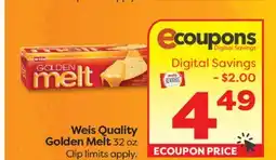 Weis Markets Weis Quality Golden Melt offer