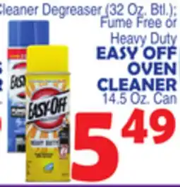 Bravo Supermarkets EASY OFF OVEN CLEANER 14.5 Oz. Can offer