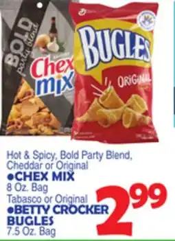 Bravo Supermarkets CHEX MIX 8 Oz. Bag offer