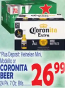 Bravo Supermarkets CORONITA BEER offer