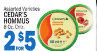 Bravo Supermarkets CEDAR'S HOMMUS offer