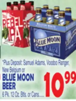 Bravo Supermarkets BLUE MOON BEER offer