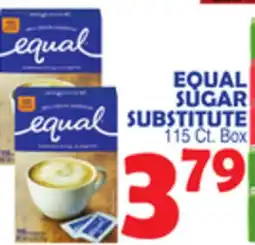 Bravo Supermarkets EQUAL SUGAR SUBSTITUTE offer