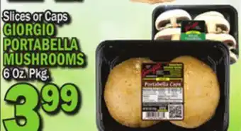 Bravo Supermarkets GIORGIO PORTABELLA MUSHROOMS offer