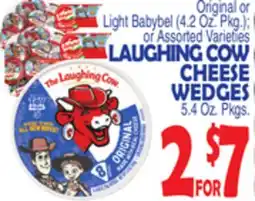 Bravo Supermarkets LAUGHING COW CHEESE WEDGES 5.4 Oz. Pkgs offer