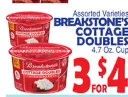 Bravo Supermarkets BREAKSTONE'S COTTAGE DOUBLES offer