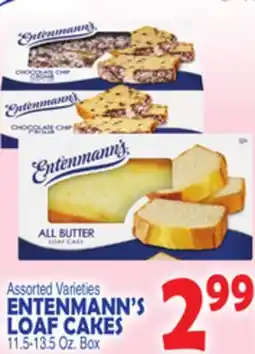 Bravo Supermarkets ENTENMANN'S LOAF CAKES offer