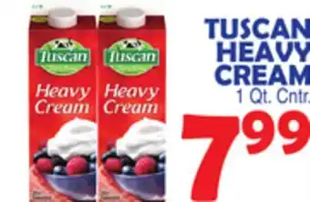 Bravo Supermarkets TUSCAN HEAVY CREAM offer