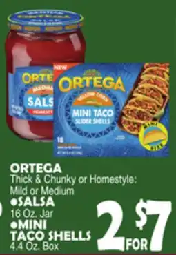 Bravo Supermarkets ORTEGA SALSA 16 Oz. Jar offer