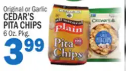 Bravo Supermarkets CEDAR'S PITA CHIPS offer
