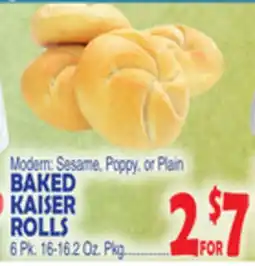 Bravo Supermarkets BAKED KAISER ROLLS offer