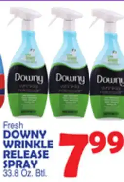 Bravo Supermarkets DOWNY WRINKLE RELEASE SPRAY offer