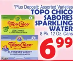 Bravo Supermarkets TOPO CHICO SABORES SPARKLING WATER offer