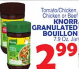 Bravo Supermarkets KNORR GRANULATED BOUILLON offer