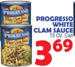 Bravo Supermarkets PROGRESSO WHITE CLAM SAUCE offer