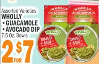 Bravo Supermarkets WHOLLY, GUACAMOLE AVOCADO DIP offer