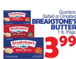 Bravo Supermarkets BREAKSTONE'S BUTTER 1 lb. Pkgs offer