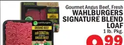 Bravo Supermarkets WAHLBURGERS SIGNATURE BLEND SIGNATURE BLEND offer