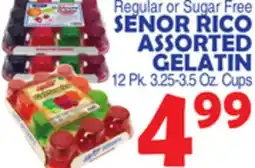 Bravo Supermarkets SENOR RICO ASSORTED GELATIN offer
