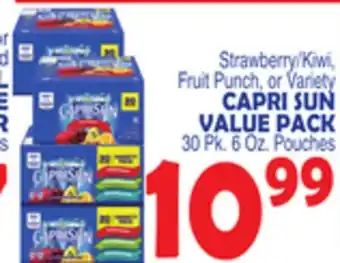 Bravo Supermarkets CAPRI SUN VALUE PACK offer